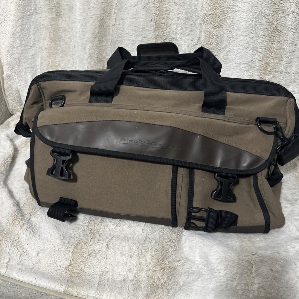 VTG Samsonite Black Canyon Multicolor 24" Large Travel Duffel Bag w/Pockets